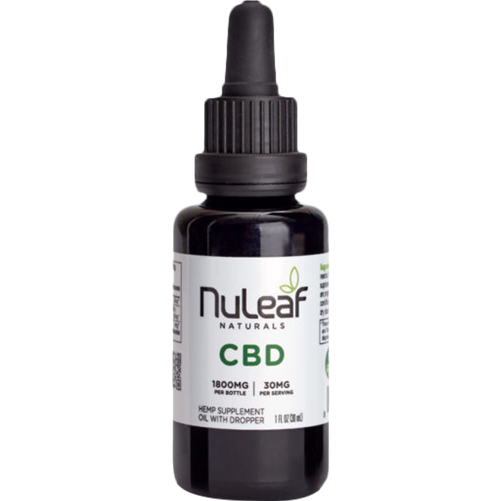 NuLeaf Naturals CBD oil 1800mg Full Spectrum 30ml