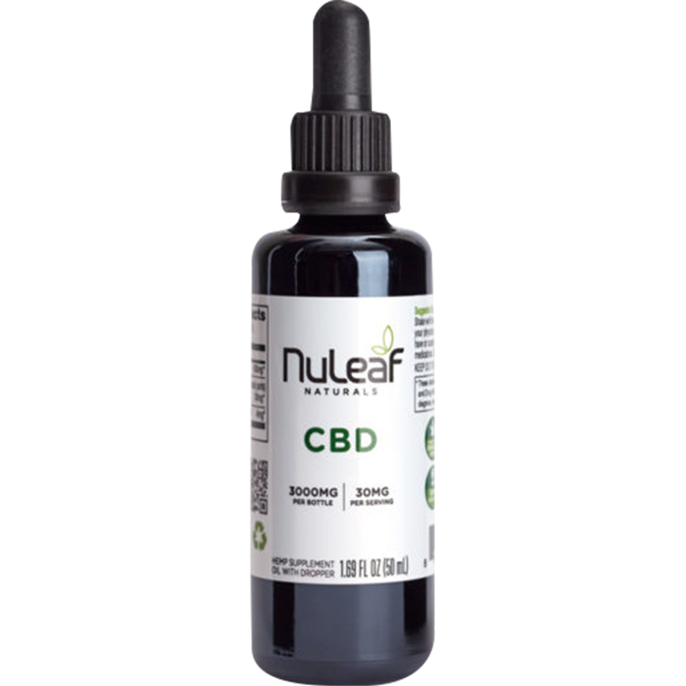 NuLeaf Naturals CBD oil 3000mg Full Spectrum 50ml