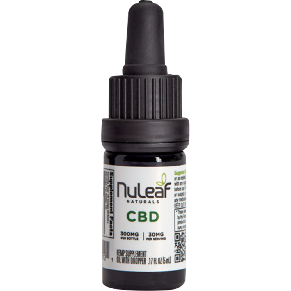 NuLeaf Naturals CBD oil 300mg Full Spectrum 5ml