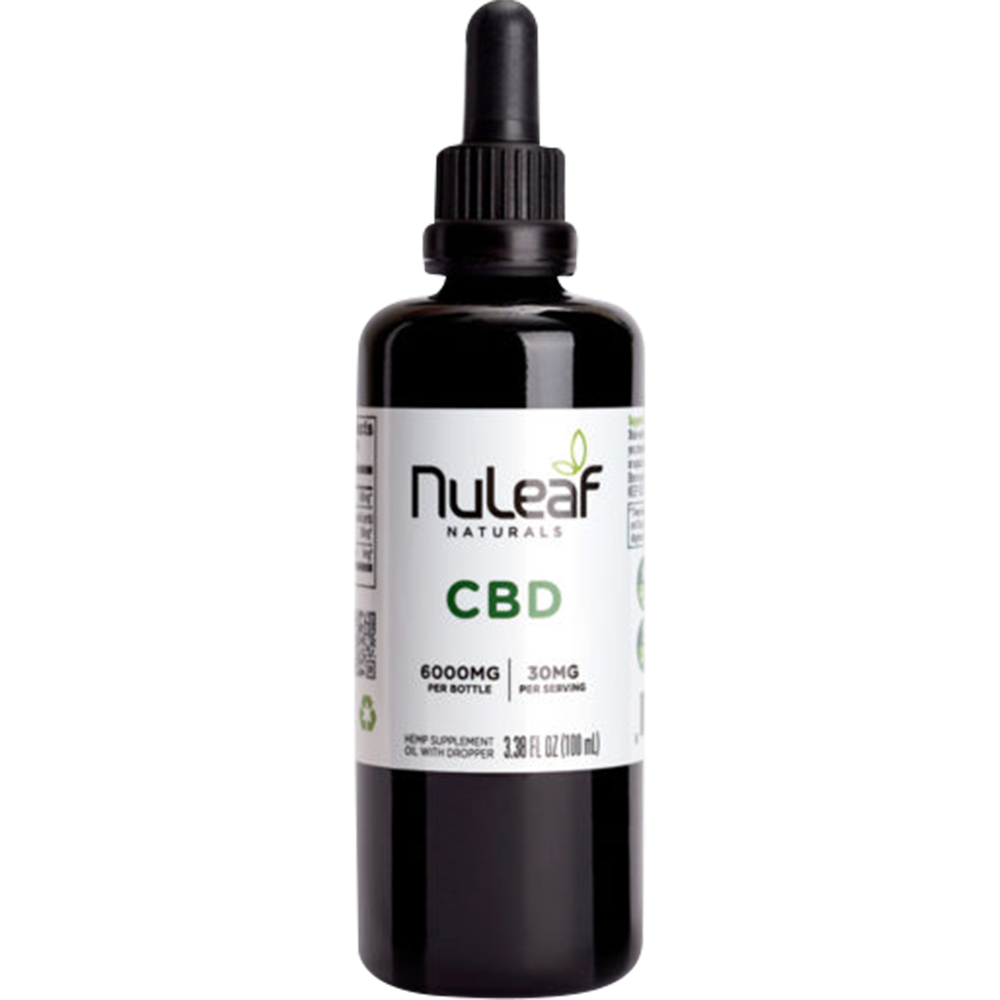 NuLeaf Naturals CBD oil 6000mg Full Spectrum 100ml