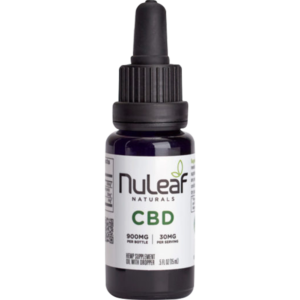 NuLeaf Naturals CBD Oil 900mg Hemp Extract 15ml