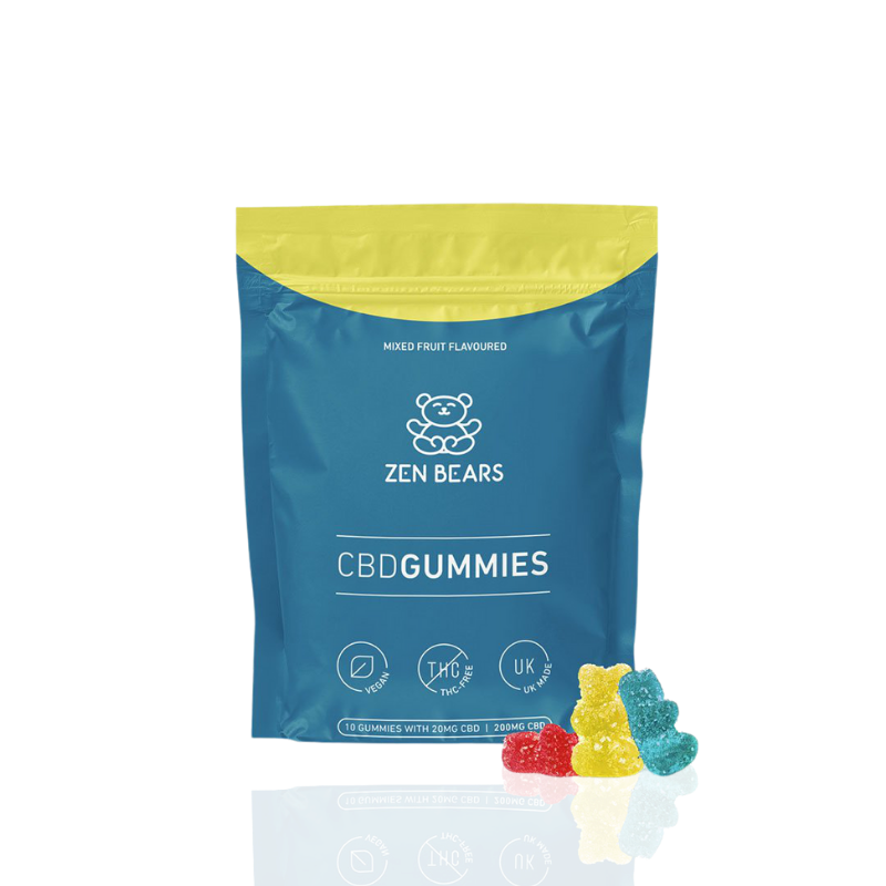 Zen Bears CBD Gummies Pouch 200mg