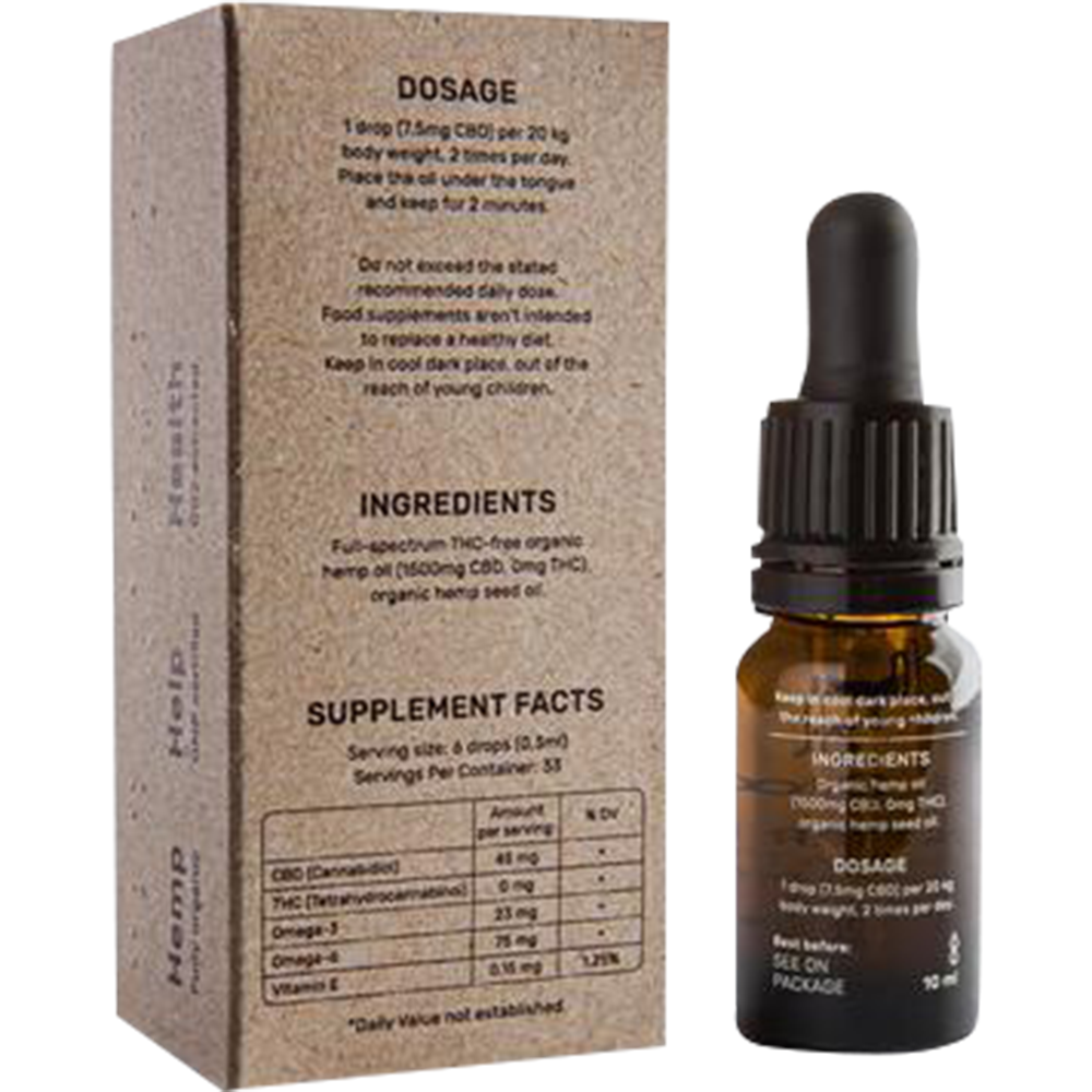 H-Drop Calm after Storm – 15% CBD oil (1500mg)