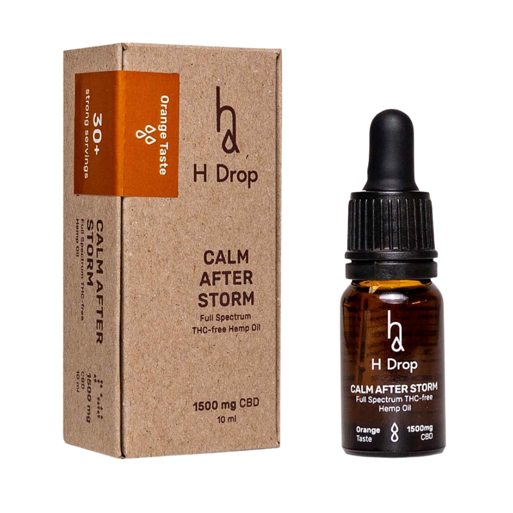H-Drop Calm after Storm – Orange 15% CBD Oil (1500mg)