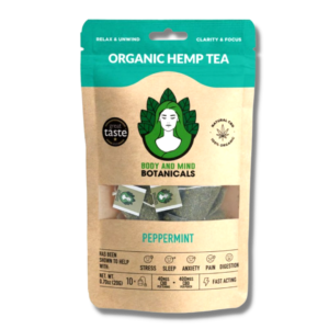 CBD Hemp Tea - Peppermint by Body and Mind Botanicals - Buy CBD Tea online in the UK