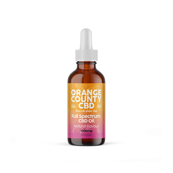 Orange County CBD 1000mg 30ml MCT Oil – Organic Coconut Oil