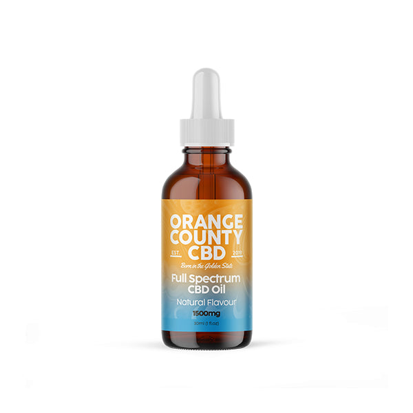 Orange County CBD 1500mg 30ml MCT Oil – Organic Coconut Oil