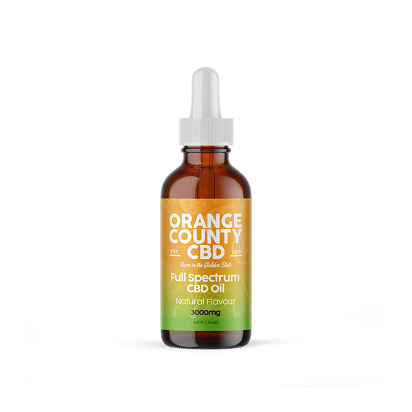 Orange County CBD 3000mg 30ml MCT Oil – Organic Coconut Oil