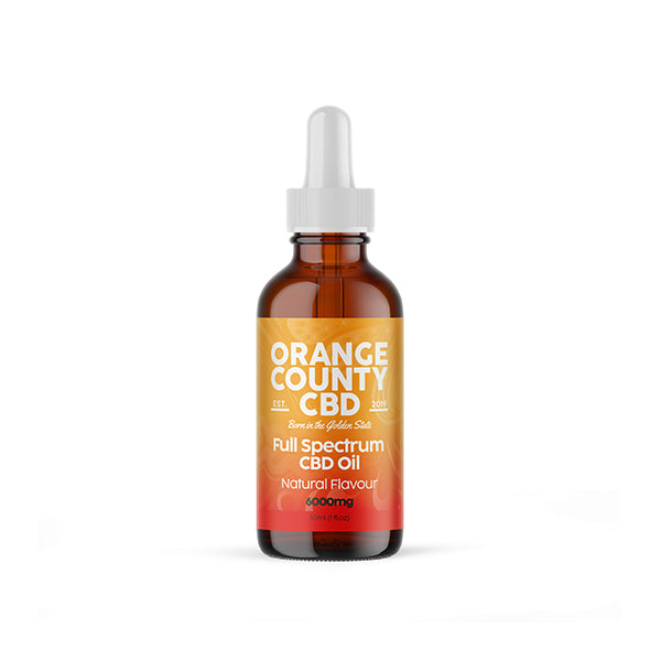 Orange County CBD 6000mg 30ml MCT Oil – Organic Coconut Oil