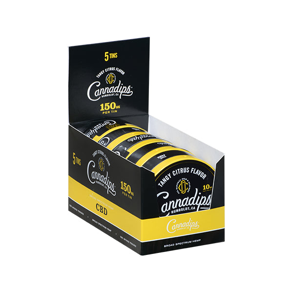 Cannadips 150mg CBD Snus Pouches – Tangy Citrus