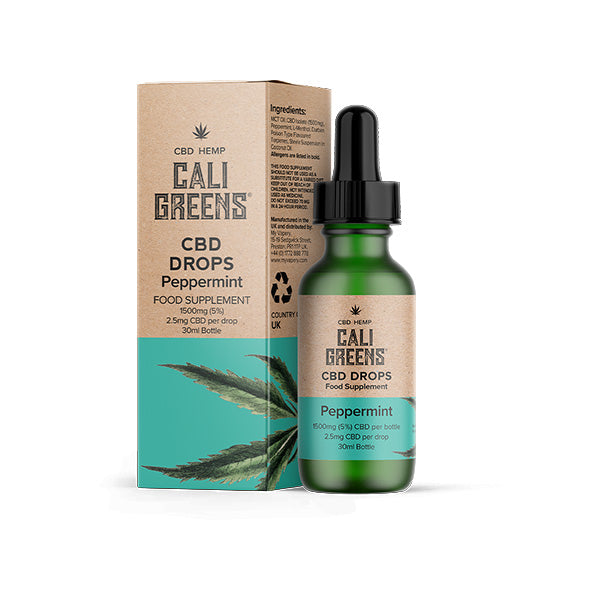 Cali Greens 1500mg CBD Oral Drops – 30ml
