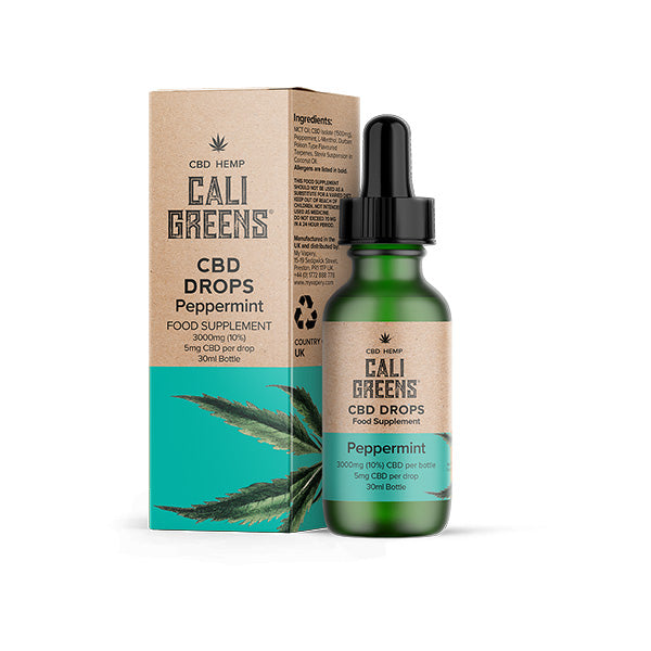 Cali Greens 3000mg CBD Oral Drops – 30ml