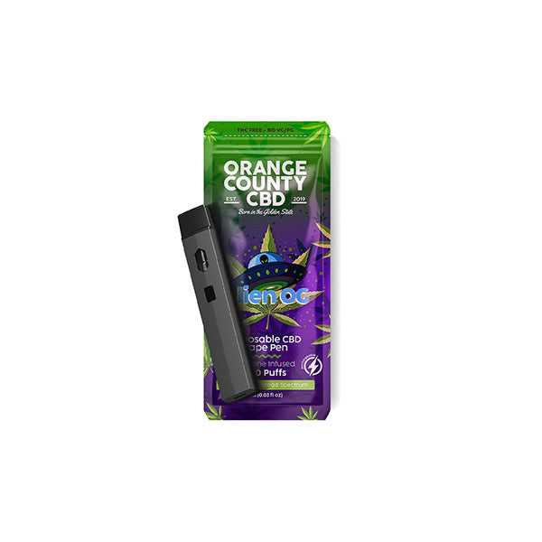 Orange County CBD 600mg CBD Disposable Vape – 1ml 700 Puffs