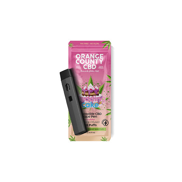 Orange County CBD 600mg CBD Disposable Vape – 1ml 700 Puffs