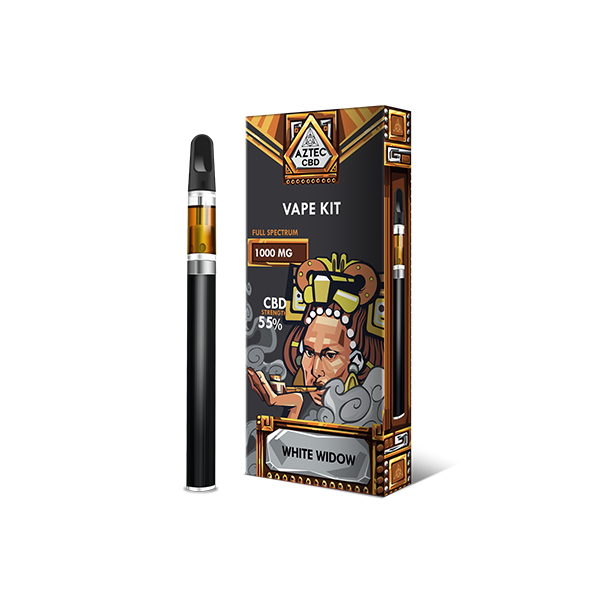 Aztec CBD 1000mg Vape Kit – 1ml