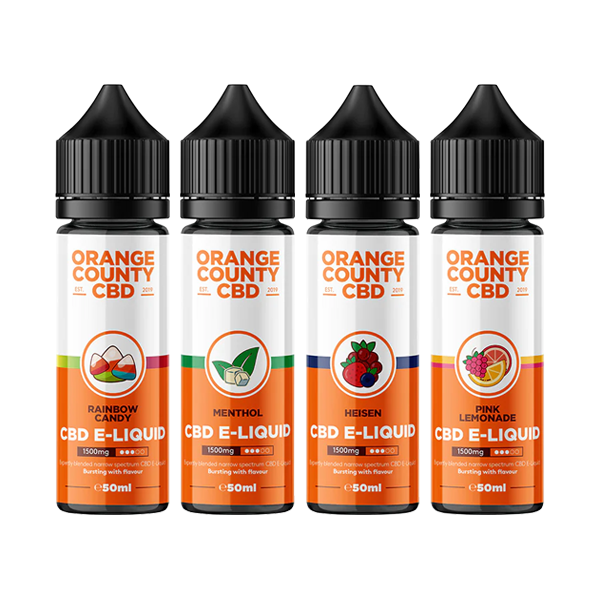 Orange County CBD 1500mg Broad Spectrum CBD E-liquid 50ml (60VG/40PG)