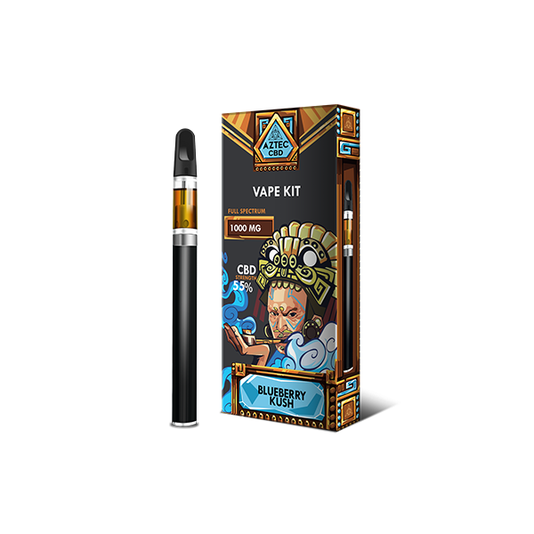 Aztec CBD 1000mg Vape Kit – 1ml