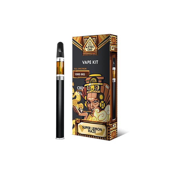 Aztec CBD 1000mg Vape Kit – 1ml