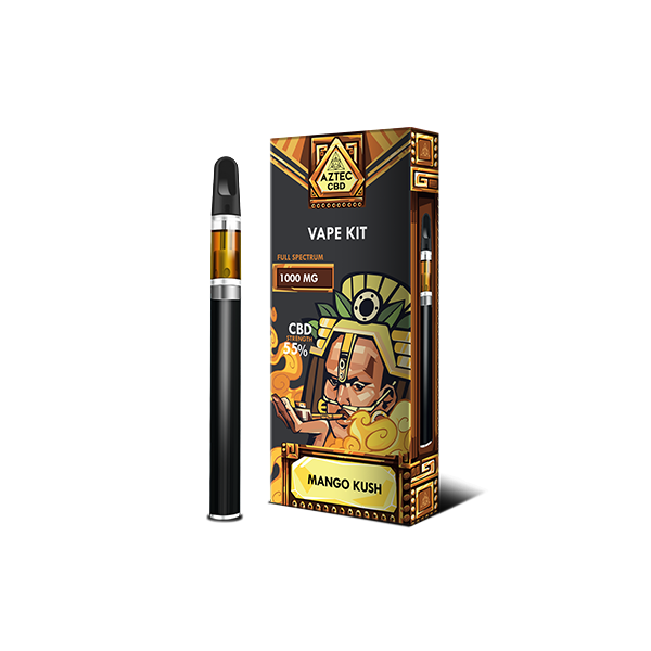 Aztec CBD 1000mg Vape Kit – 1ml