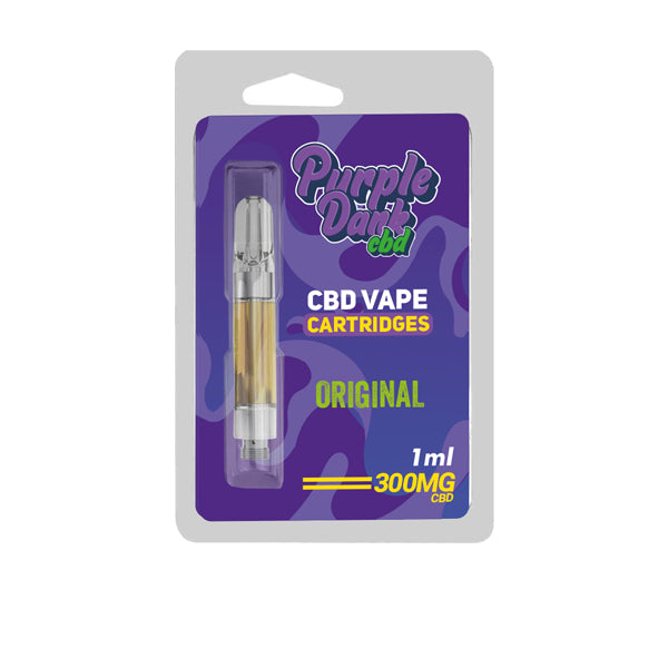 Purple Dabz CBD Vape Cartridges 300 & 600 MG – Original (BUY 1 GET 1 FREE)
