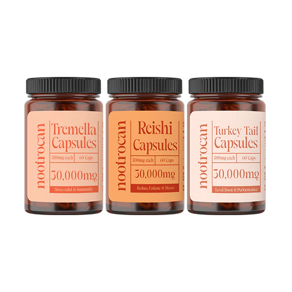 Nootrocan 30000mg Nootropic Vegan Mushroom Capsules – 60 Caps