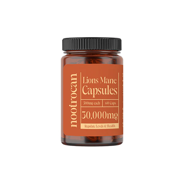 Nootrocan 30000mg Nootropic Vegan Mushroom Capsules – 60 Caps