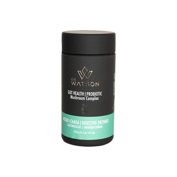 Dr Watson Gut Health & Probiotic Mushroom Capsules – 60 Caps